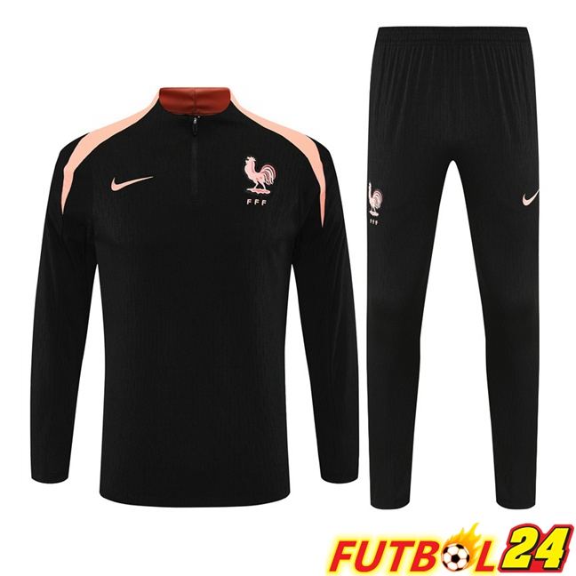Chandal Equipos De Futbol Francia Negro 2025/2026