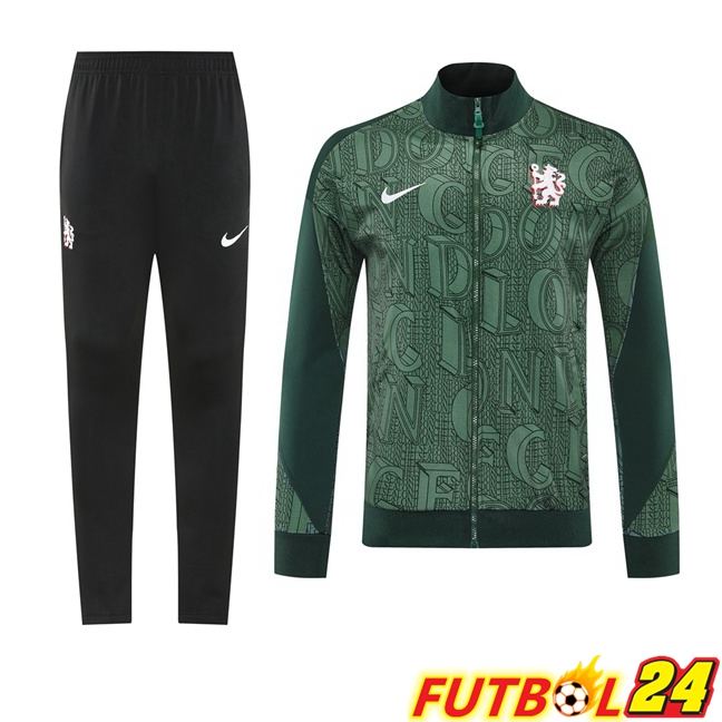 Chandal Equipos De Futbol - Chaqueta FC Chelsea Verde 2025/2026
