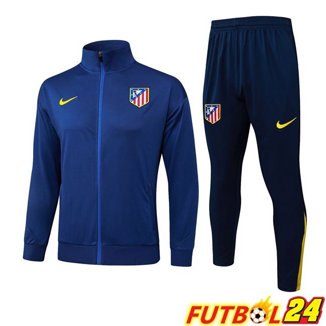 Chandal Equipos De Futbol - Chaqueta Atletico Madrid Azul Real 2025/2026