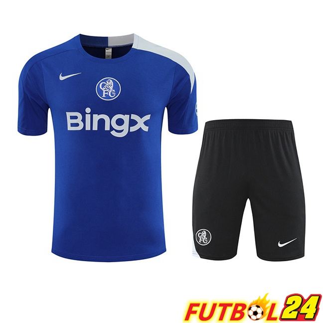 Camiseta Entrenamiento FC Chelsea + Cortos Azul 2025/2026