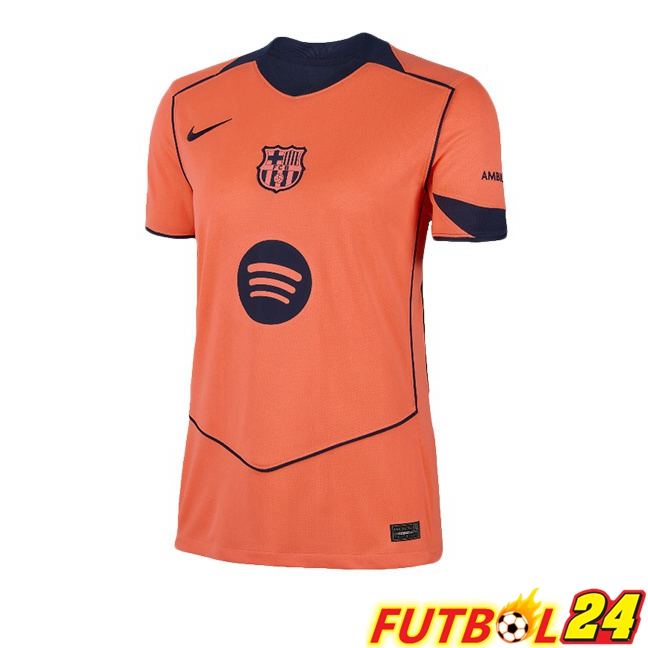 Camisetas De Futbol FC Barcelona Mujer Tercera Rojo 2025/2026