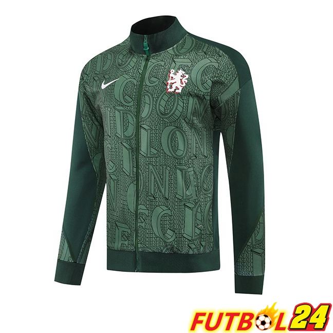 Chaquetas Futbol FC Chelsea Verde 2025/2026