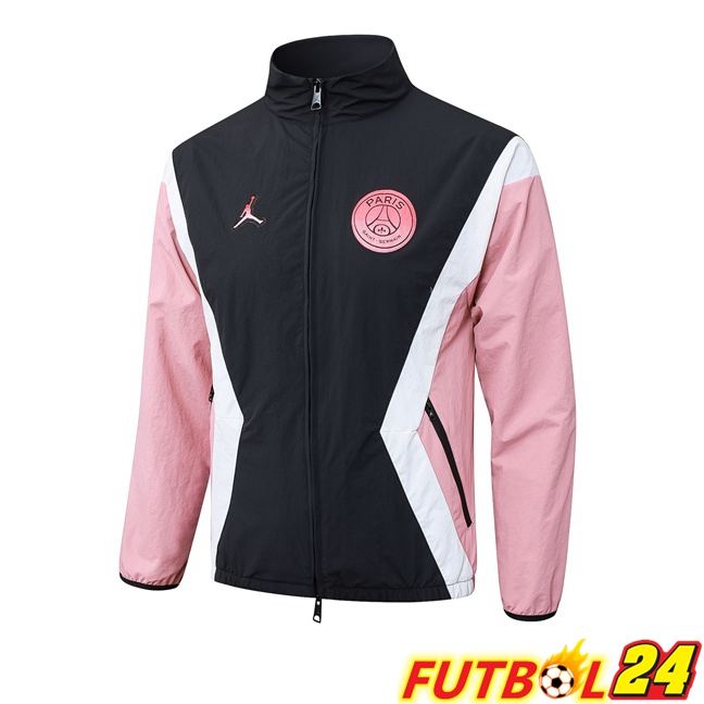 Chaquetas Futbol Jordan Paris PSG Negro Rosado 2025/2026