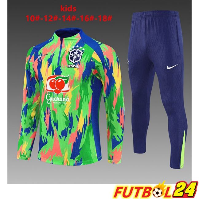 Chandal Equipos De Futbol Brasil Ninos Verde 2025/2026