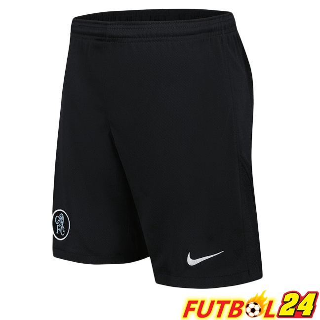 Cortos de Futbol FC Chelsea Tercera Negro 2025/2026