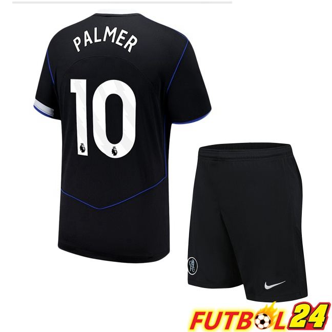 Camisetas De Futbol FC Chelsea (Palmer 10) Ninos Tercera Negro 2025/2026