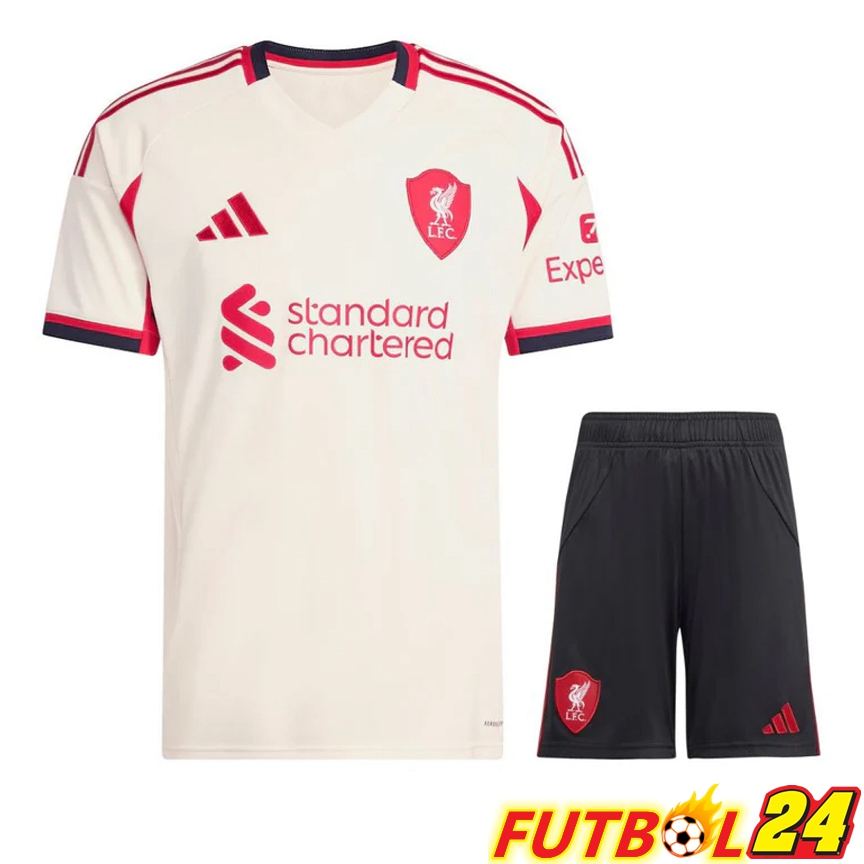 Camisetas De Futbol Liverpool Segunda + Cortos 2025/2026