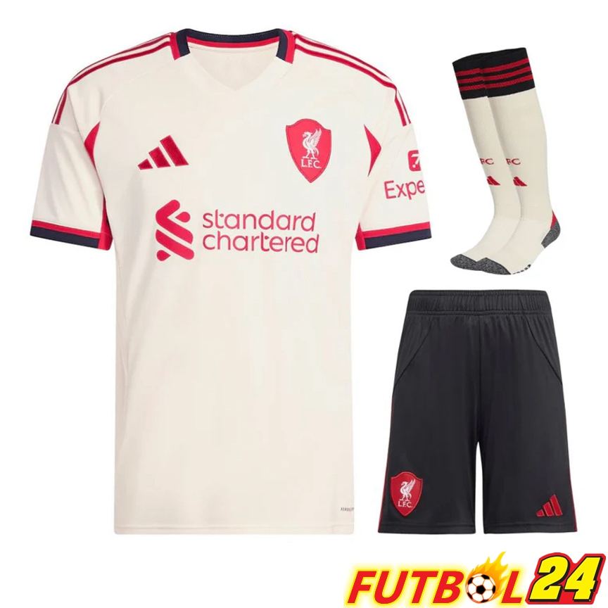 Camisetas De Futbol Liverpool Segunda (Cortos + Calcetines) 2025/2026