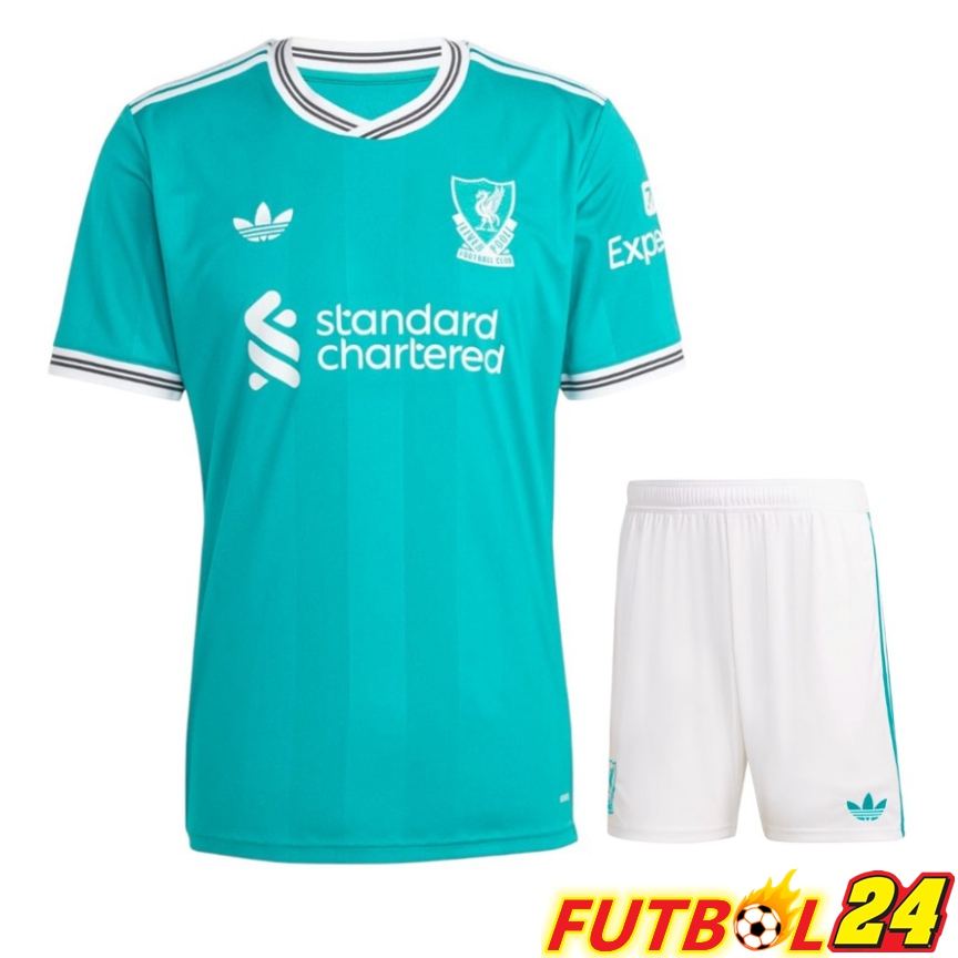 Camisetas De Futbol Liverpool Tercera + Cortos 2025/2026