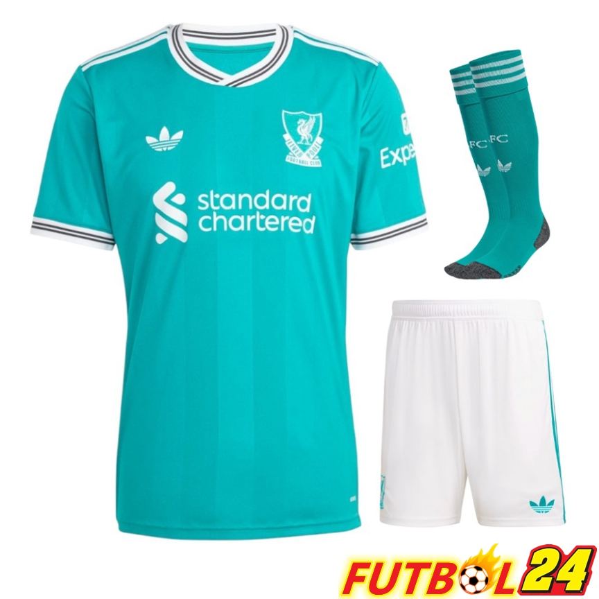 Camisetas De Futbol Liverpool Tercera (Cortos + Calcetines) 2025/2026