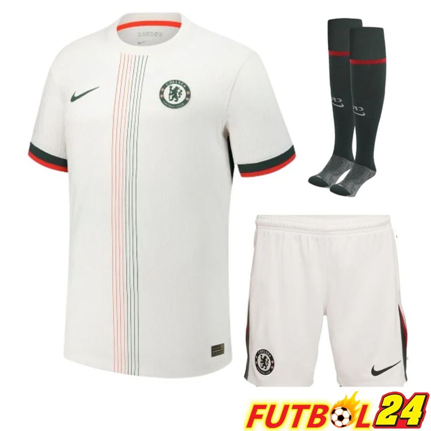 Camisetas De Futbol Chelsea Segunda (Cortos + Calcetines) 2025/2026