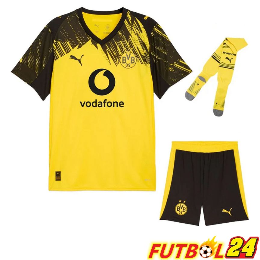 Camisetas De Futbol BVB Dortmund Primera (Cortos + Calcetines) 2025/2026