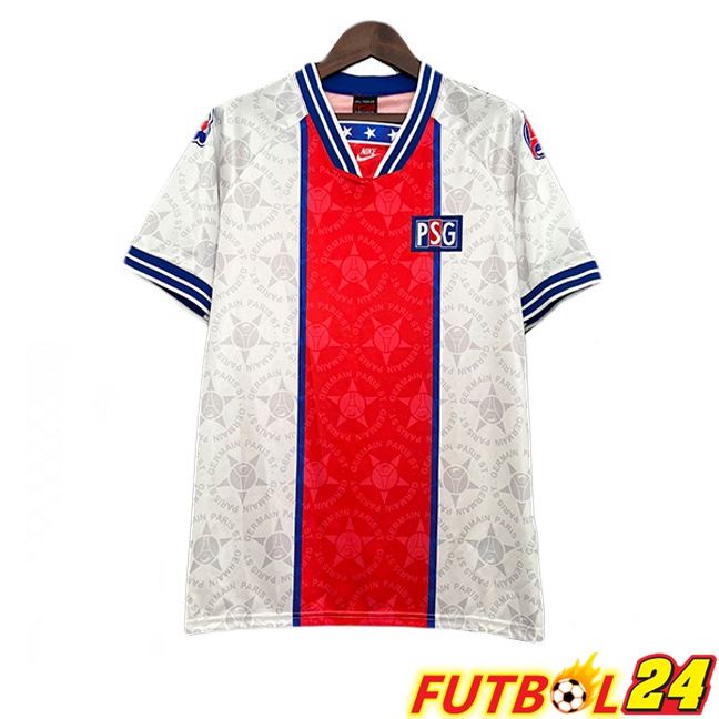 Camisetas De Futbol Paris PSG Retro Segunda Blanco 1994-1995