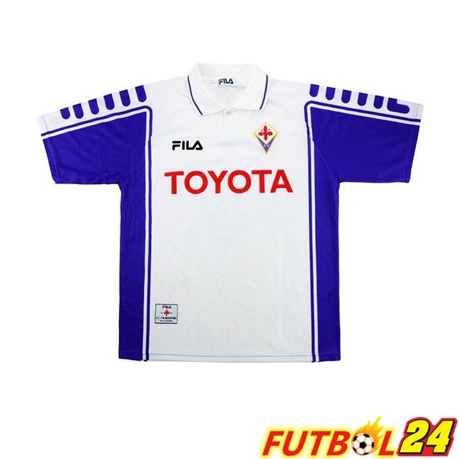 Camisetas De Futbol ACF Fiorentina Retro Segunda Blanco 1999-2000