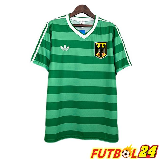 Camisetas De Futbol Alemania Retro Edición Especial Verde 1984