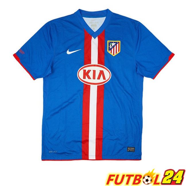 Camisetas De Futbol Atletico Madrid Retro Segunda Azul 2010-2011