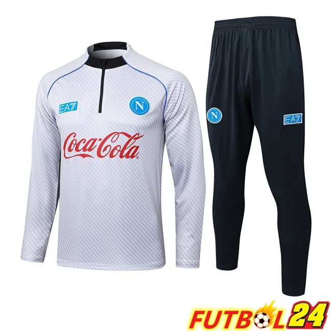 Chandal Equipos De Futbol SSC Napoli Blanco 2025/2026