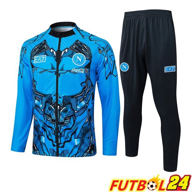 Chandal Equipos De Futbol - Chaqueta SSC Napoli Azul 2025/2026