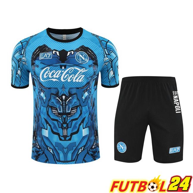Camiseta Entrenamiento SSC Napoli + Cortos Azul 2025/2026