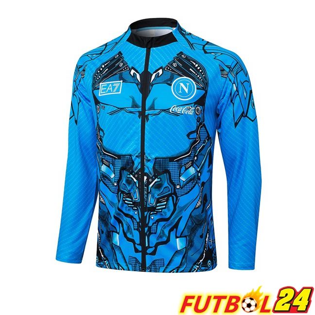 Chaquetas Futbol SSC Napoli Azul 2025/2026