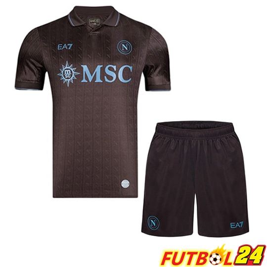 Camisetas De Futbol SSC Napoli Tercera + Cortos 2025/2026