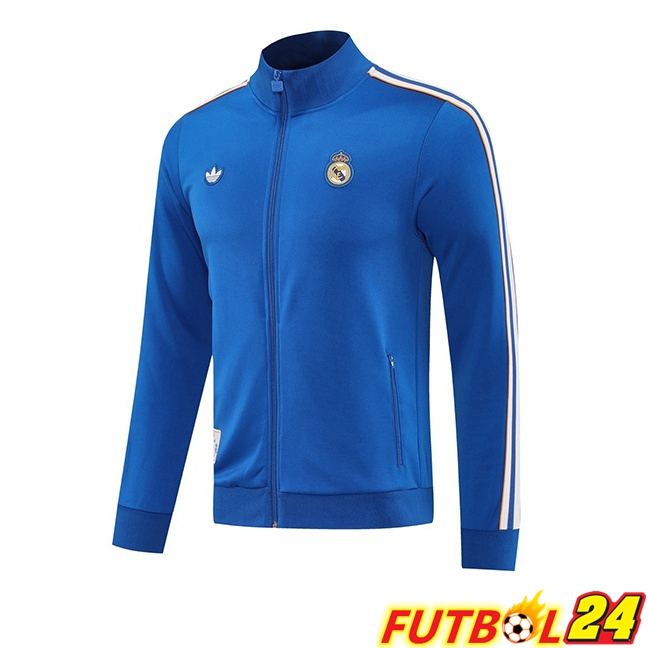 Chaquetas Futbol Real Madrid Azul 2025/2026