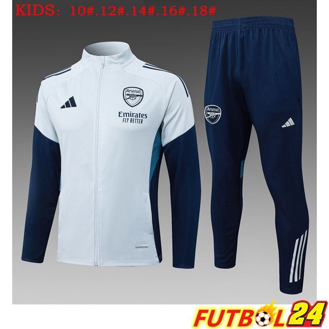 Chandal Equipos De Futbol - Chaqueta Arsenal Ninos Gris 2025/2026