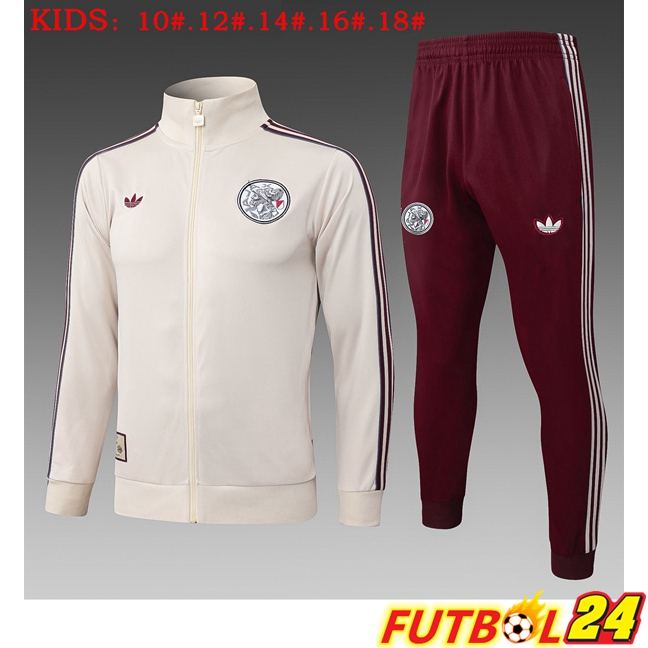 Chandal Equipos De Futbol - Chaqueta AFC Ajax Ninos Amarillo 2025/2026