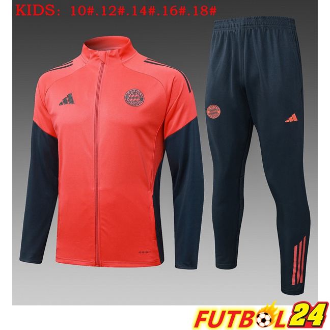 Chandal Equipos De Futbol - Chaqueta Bayern Munich Ninos Naranja 2025/2026