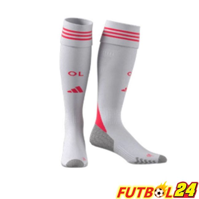 Calcetines De Futbol lyon OL Tercera Gris 2025/2026