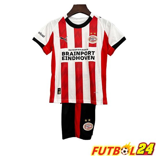 Camisetas De Futbol PSV Eindhoven Ninos Primera 2025/2026
