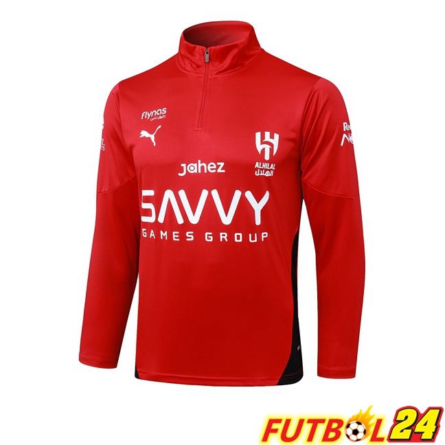 Sudadera De Entrenamiento Al-Hilal FC Rojo 2025/2026