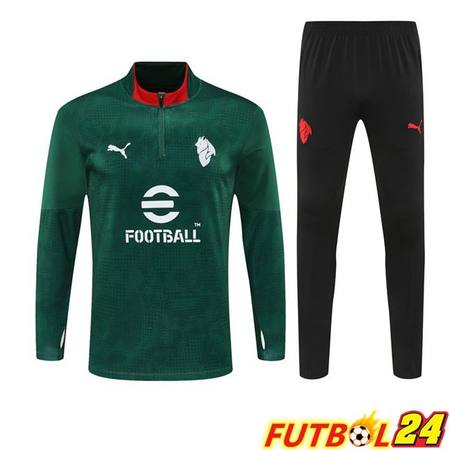 Chandal Equipos De Futbol AC Milan Verde 2025/2026