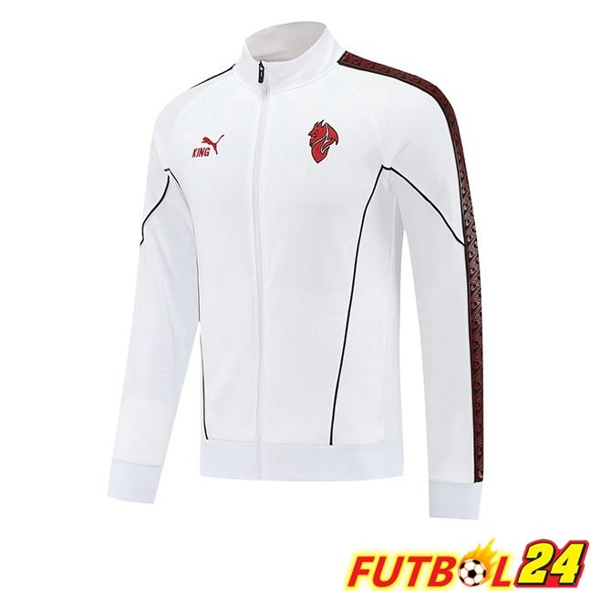 Chaquetas Futbol AC Milan Blanco 2025/2026