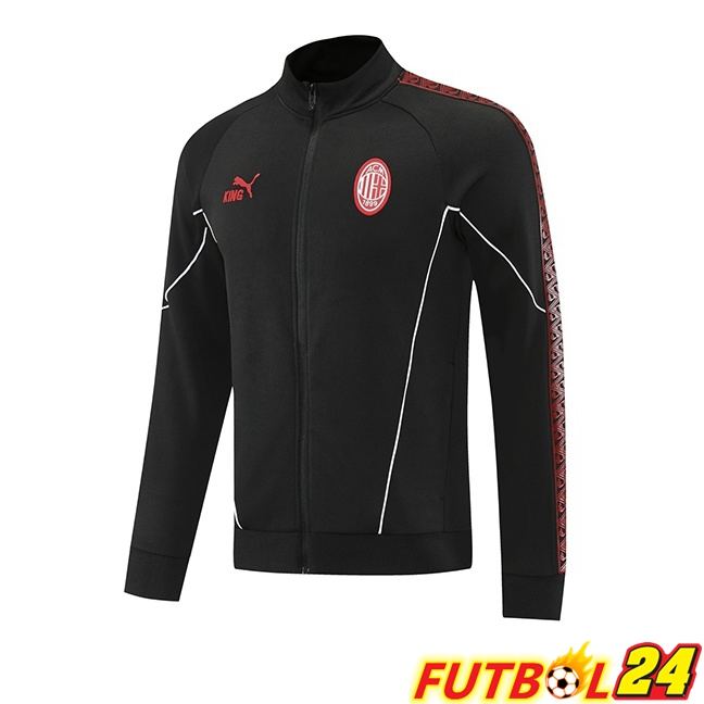 Chaquetas Futbol AC Milan Negro 2025/2026