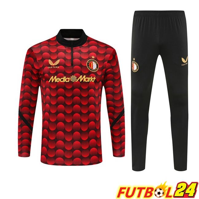 Chandal Equipos De Futbol Feyenoord Rojo 2025/2026