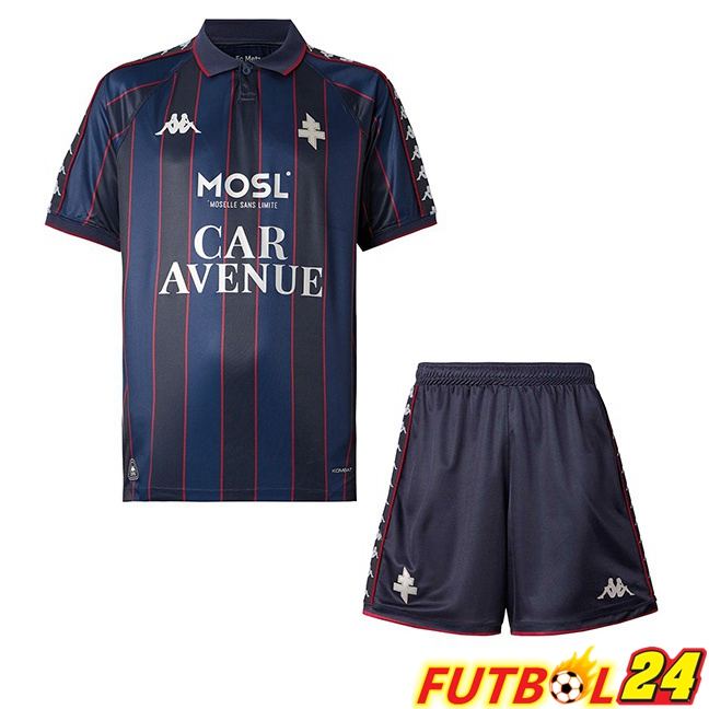 Camisetas De Futbol FC Metz Ninos Tercera Negro 2025/2026