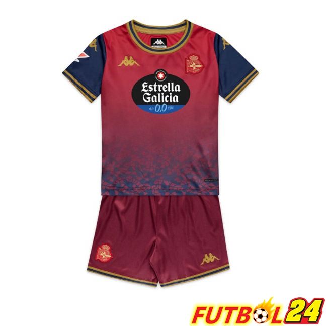 Camisetas De Futbol Deportivo de La Coruna Ninos Segunda Marrón 2025/2026