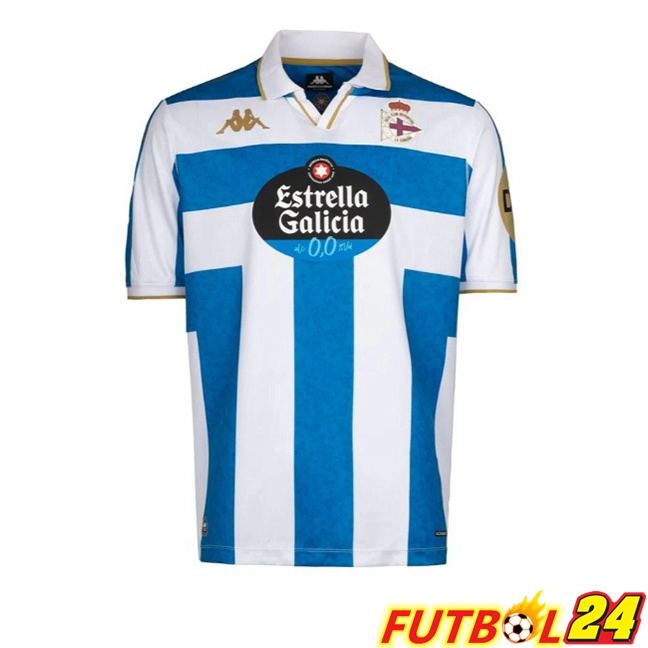Camisetas De Futbol Deportivo de La Coruna Primera Azul Blanco 2025/2026