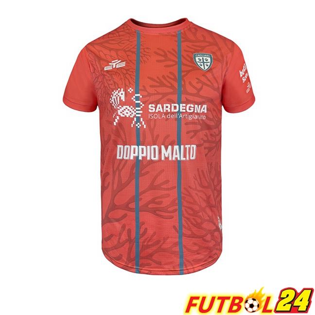 Camisetas De Futbol Cagliari Calcio Cuarta Rojo 2025/2026