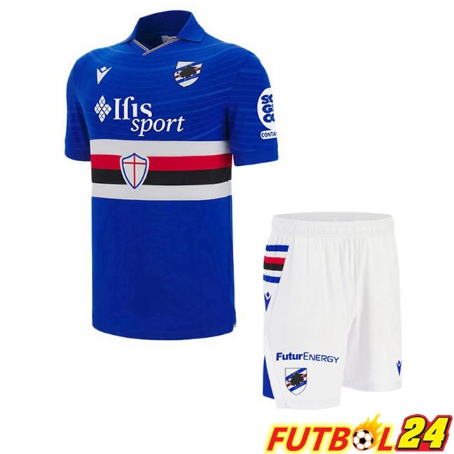 Camisetas De Futbol UC Sampdoria Ninos Primera Azul 2025/2026