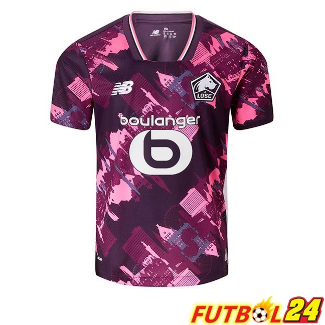 Camisetas De Futbol Lille OSC Cuarta Púrpura 2025/2026