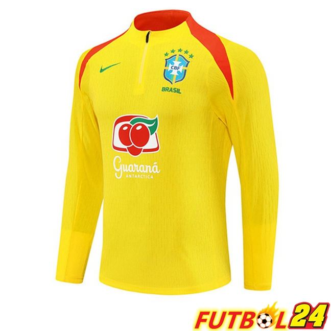 Sudadera De Entrenamiento Brasil Amarillo 2025/2026