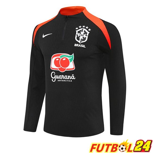 Sudadera De Entrenamiento Brasil Negro 2025/2026