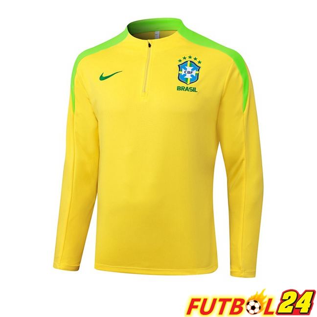 Sudadera De Entrenamiento Brasil Amarillo 2025/2026