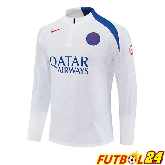 Sudadera De Entrenamiento Paris PSG Blanco 2025/2026