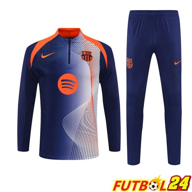 Chandal Equipos De Futbol FC Barcelona Azul Real Naranja 2025/2026