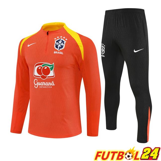 Chandal Equipos De Futbol Brasil Naranja 2025/2026