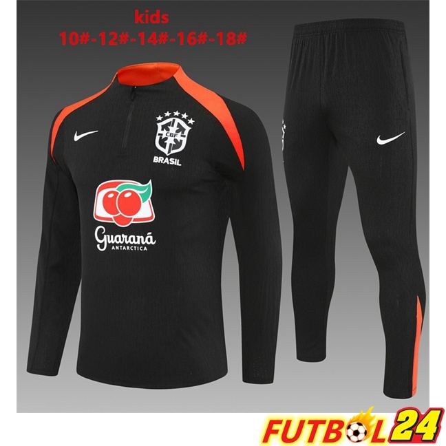 Chandal Equipos De Futbol Brasil Ninos Negro 2025/2026