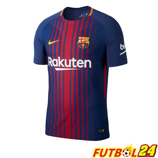 Camisetas De Futbol FC Barcelona Retro Primera Azul Rojo 2017-2018